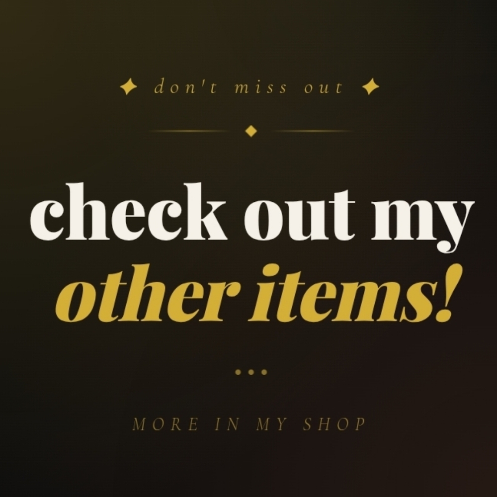 Check Out My Other Items!